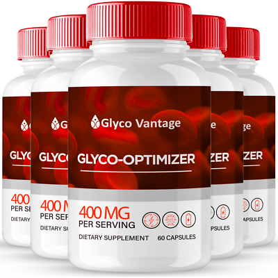 #ad 5 Pack Glyco Vantage Glyco Optimizer GlycoVantage for Blood Sugar amp; Pressure $89.95