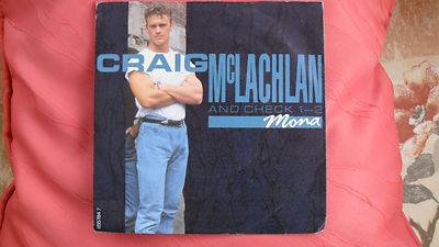 Craig McLachlan and Check 1-2   Mona / I Don't Mind  VINYL 7'' SINGLEEpic 655784