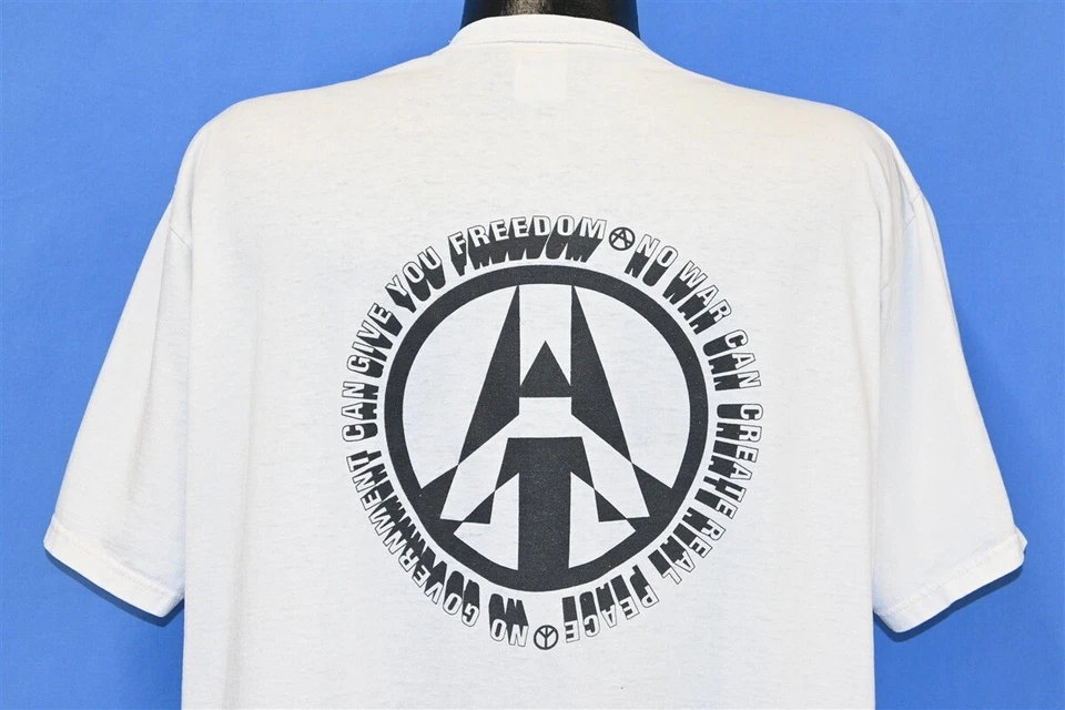 Camiseta vintage años 90 TOTAL CHAOS RIOT CITY ANARCHY IN LA PERIÓDICO PUNK BLANCA XL Foto 3 de 4