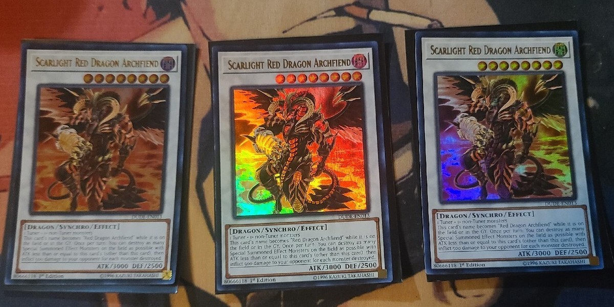 yugioh scarlight red dragon archfiend deck Yu-Gi-Oh! TCG Scarlight Red Dragon Archfiend Duel Devastator DUDE-EN013 1st  X3