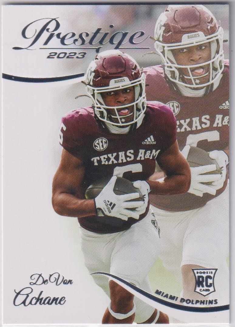 2023 Panini Prestige - Rookies #328 Miami Dolphins (RC) Devon Achane