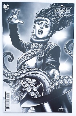 Knight Terrors: Zatanna #1 (Cover F Mico Suayan B&W Card Stock Variant) NM B&B