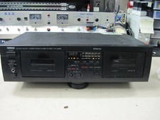 DOPPIA PIASTRA  A  CASSETTA   YAMAHA KX - W 282    DA RIPARARE   USATA   VINTAGE