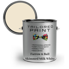 Skimmed Milk White Interior 1K SATIN Kitchen Wood MDF Paint