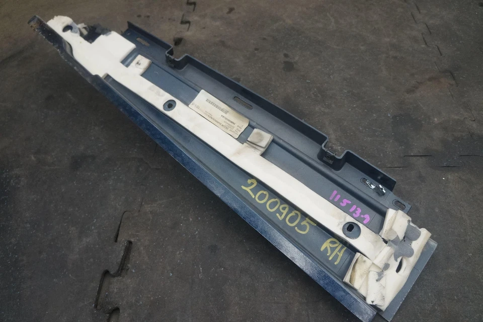 Cubierta del umbral de la puerta basculante del lado derecho del pasajero panel de ajuste azul verdadero Dodge Viper 14 Foto 3 de 4