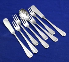 8 PIECES GRAN ROYAL  International Silver Stainless Flatware