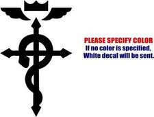 Fullmetal Alchemist Vinyl Decal Sticker Car Truck Window Bumper Various Sizes