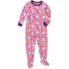 Hello Kitty Footed Sleeper Blanket Pajama Girl Size 24M 3T 4T 5T