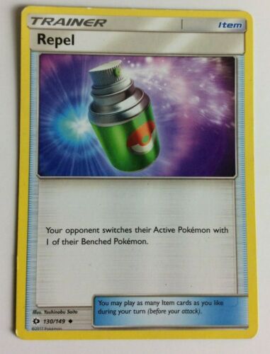 pokemon Repel individual card 130/149 uncommon Sun and Moon - Picture 1 of 2