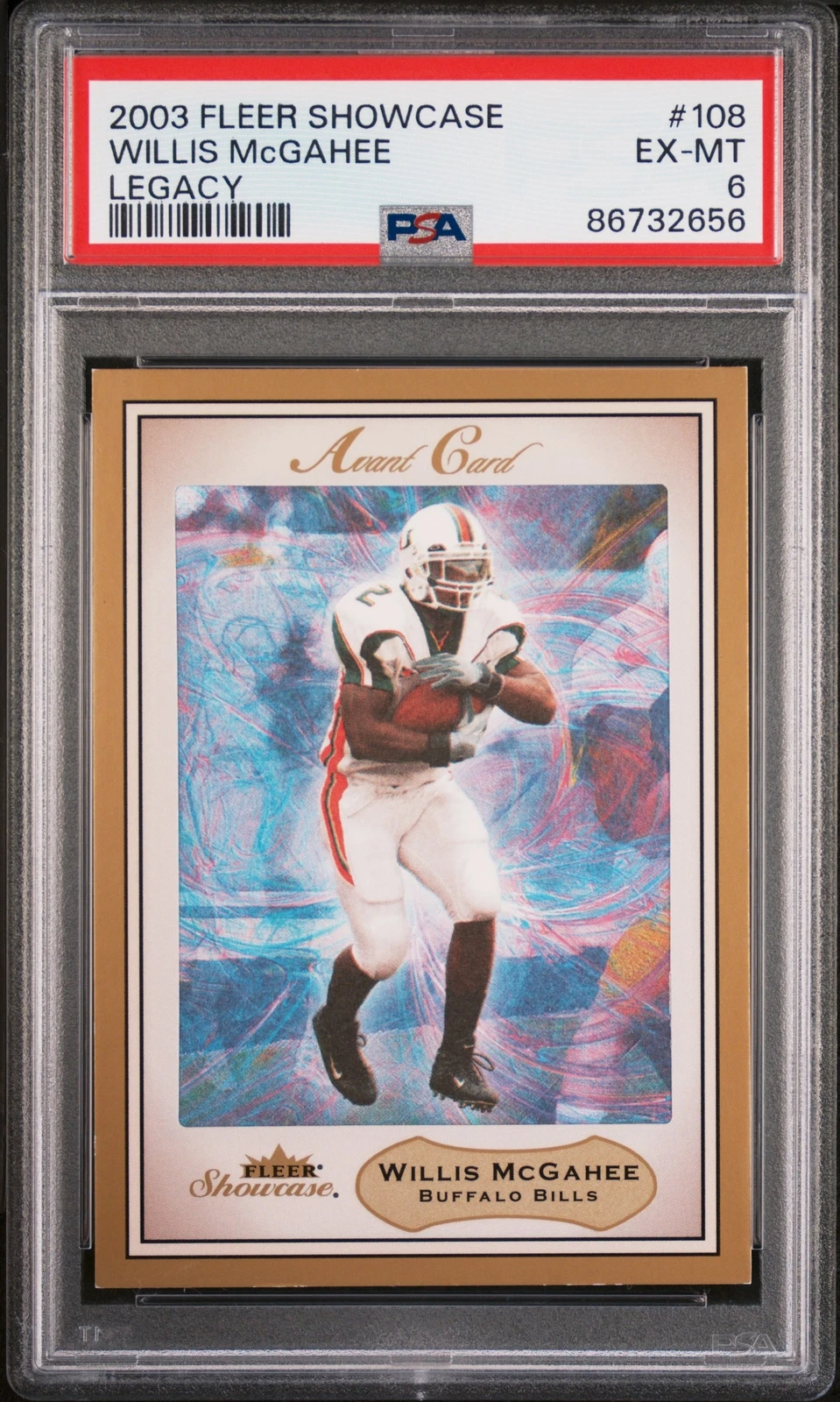 Willis McGahee Fleer Showcase #108 Legacy