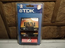 TDK Mini Digital Video Cassettes Pack of 2 60 Minute Superior Grade Sealed