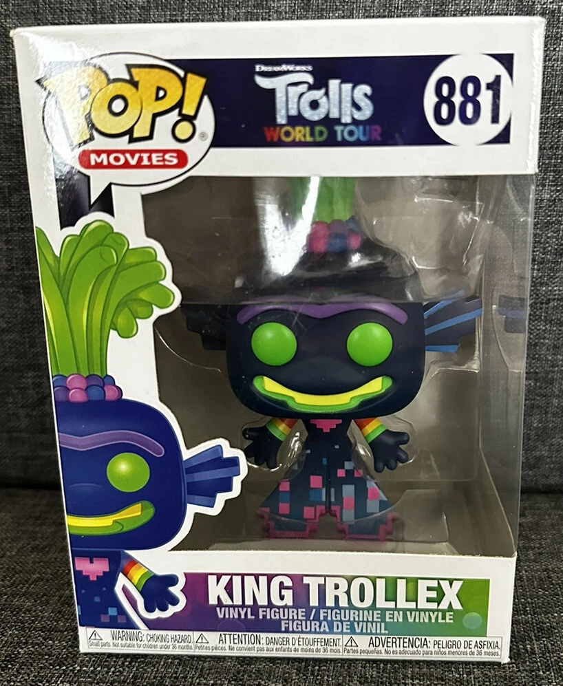 Funko Pop! Filme Trolls World Tour King Trollex 881 Colecionavel