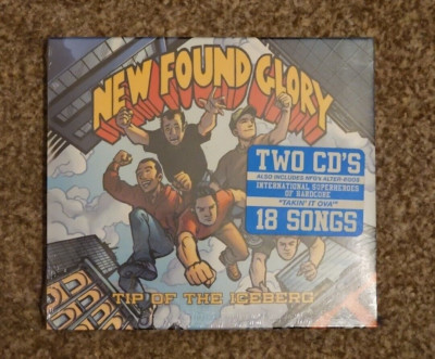 New Found Glory - Tip of the Iceberg/Takin' It Ova! 2008 - Dual CD, Sealed, New