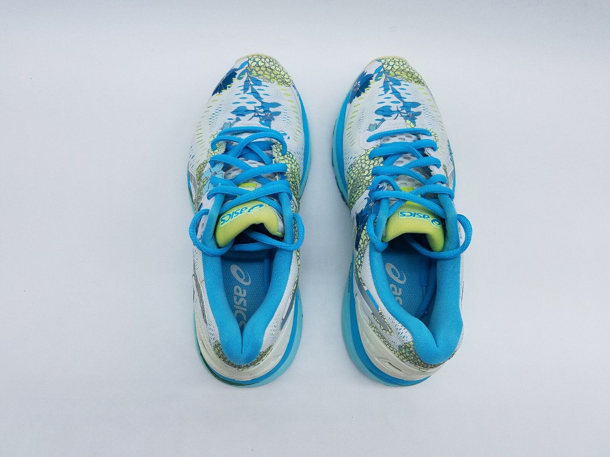 Asics Gel-Kayano 23 Women's Size 6 Running Shoes White Blue Asics Gel-Kayano 23 Women's Size 6 Running Shoes White Blue