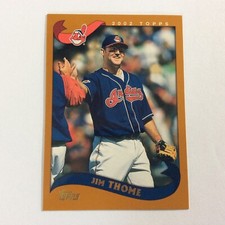 2002 Topps #460 Jim Thome Cleveland Indians