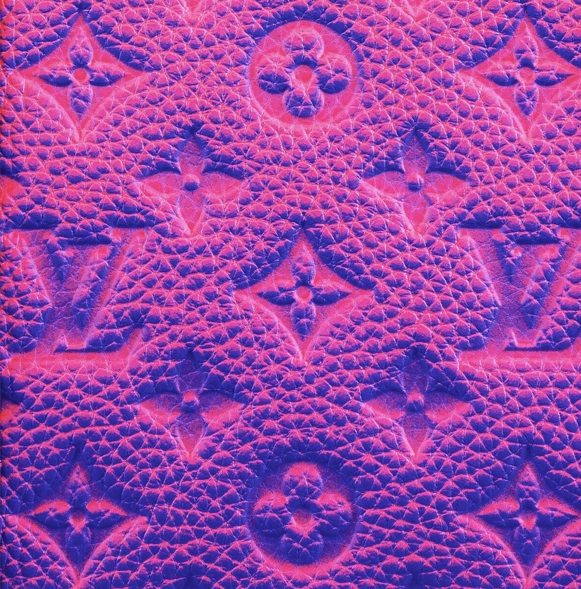 New Louis Vuitton Keepall B 50 Illusion M59713 ????% Authentic Pink/Blue Duffle s l1200