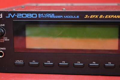 USED Roland JV-2080 64Voices Synthesizer Module Rack U2124 240118