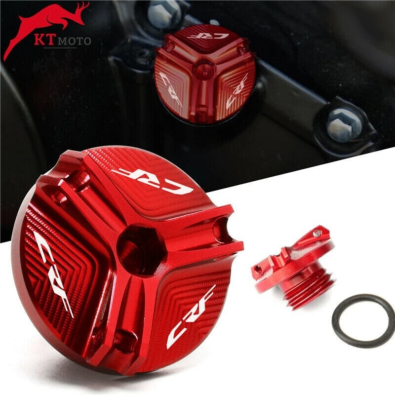 Tapón de llenado de aceite para Honda CRF150R CRF250/450R/X CRF250L CRF250R CRF450R Foto 2 de 4