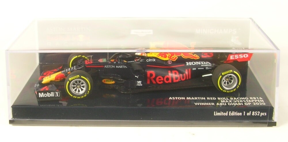 自動車 Red Bull RB16 Max Verstappen 2020 1:43 Red Bull F1 RB16 #33 Max Verstappen Hungary GP 2020 P2 1:43