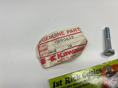 NOS Kawasaki BOLT-HEX HEAD,6X35 KZ900 Z1 110G0635 OEM | eBay