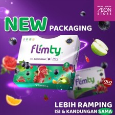 Flimty Fiber Detox Antidioxidant Blackcurrant Flavor 1 Box contains 16 sachets 