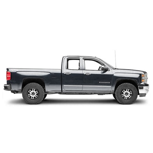 Kasei Rain Guards Tape On Smoke Fits 2015-2019 GMC Sierra 2500 HD Double Cab - Picture 2 of 8