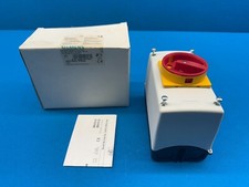 Siemens 3RV1923-1FA00 Emergency Stop Molded Plastic Housing Enclosure
