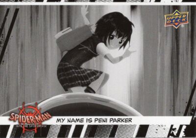 Spider-Man Into the Spider-Verse Gwen Stacy White Parallel Base Card #53
