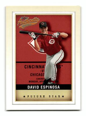 David Espinosa 2002 Fleer Authentix #138 Cincinnati Reds NM-MINT