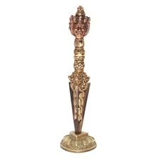 Hand Made , Best Quality , 3 Metal Triple Face Phurba , 9 Inches Tibetan Phurba