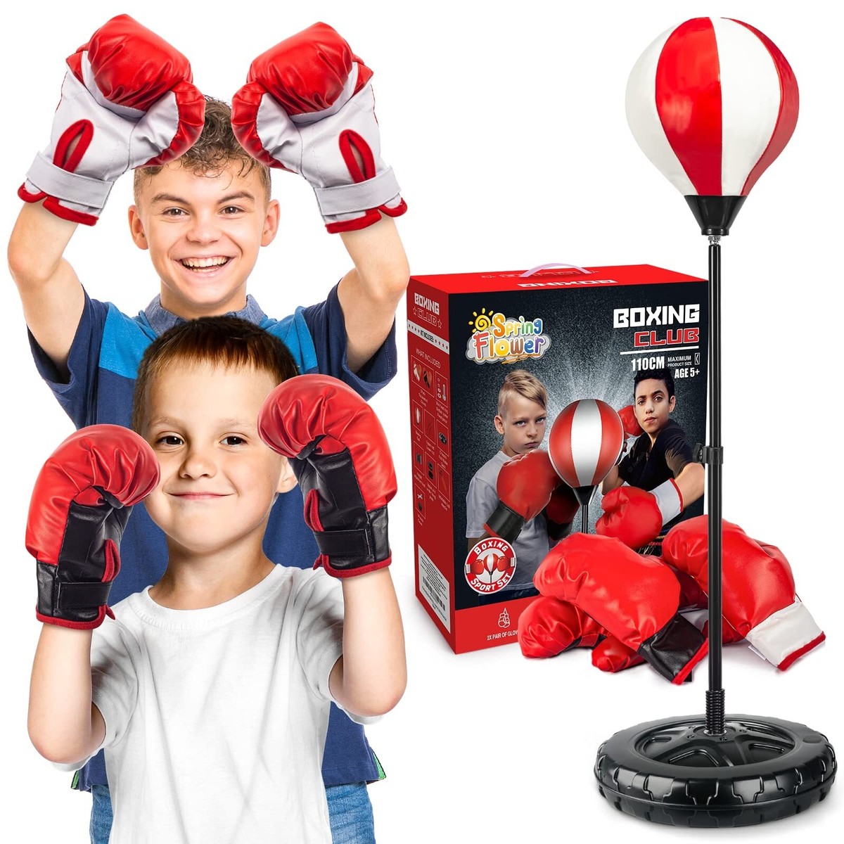 Big Punching Bag for Kids Included Pack Boxing Gloves, Boxing