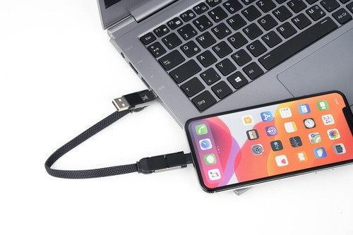 Kabel szybkiego ładowania PRACTICABLE max 60 Watt transmisja danych USB-C TROIKA - Zdjęcie 3 z 5