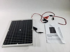 Solar Panel Kit 20W 12V, Solar Battery Trickle Charger Maintainer