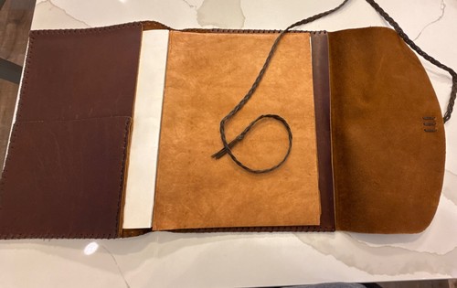 Libro de bocetos de cuero - hecho a mano - Imagen 10 de 17