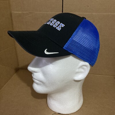 Black Blue Mesh Trucker Custom Finesse nike hat Legacy91 Small-medium Fitted