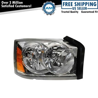 Right Headlight Assembly Passenger Side For 2005-2007 Dodge Dakota CH2503159
