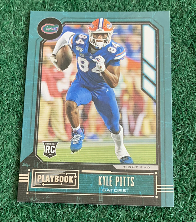 KYLE PITTS - 2021 PANINI CHRONICLES DRAFT PICKS PLAYBOOK ROOKIE CARD 349 FALCONS