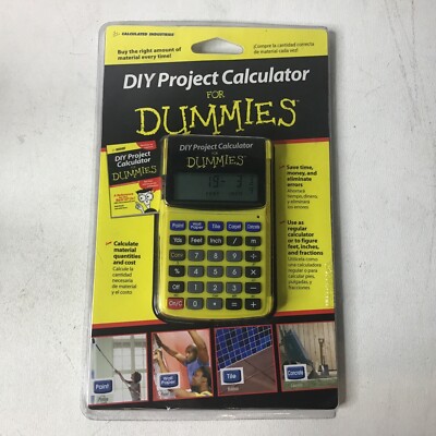 Calculated Industries DIY Project Calculator With Guide 