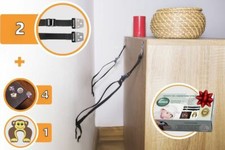 TV and Furniture Straps  BONUS 4 Corner Guards  Door Stop BBCuteUSA