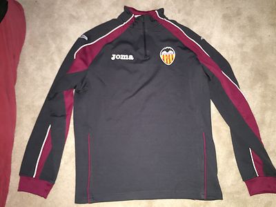 Joma Valencia 1/4 Zip Training Top, Size Large, David Villa, Mata, Soldado