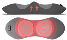 Smooth Spine Triple Fusion Back Massager with Vibration Heat, No Cord Included