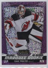 2024 O-Pee-Chee Platinum Marquee Rookies Violet Pixels 17/299 Isaac Poulter zj5