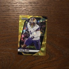 jonah coleman 2025 Panini Prizm Draft Picks Gold Ice Prizm Rated Prospects #169 