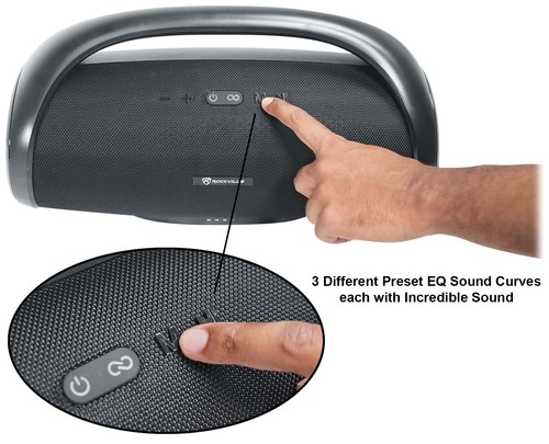 Rockville CANON-XXL Huge Portable Bluetooth Speaker w Booming Bass+Wireless Link - Picture 7 of 12