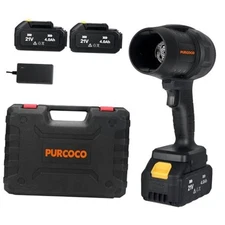 Cordless Leaf Blower Handheld Jet Dry Mini Blower Turbo Fan Electric air Black