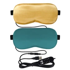 Heated Eye Mask Graphene Mugwort Electric Eye Warming Pad For Work & Sleep
