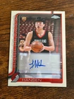 Yang Hansen 2025-26 Topps Chrome #TCAR-YH RC Rookie AUTO