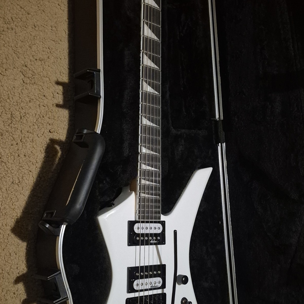 Jackson Kelly js32 White Snow white Electric Guitar Floyd Rose