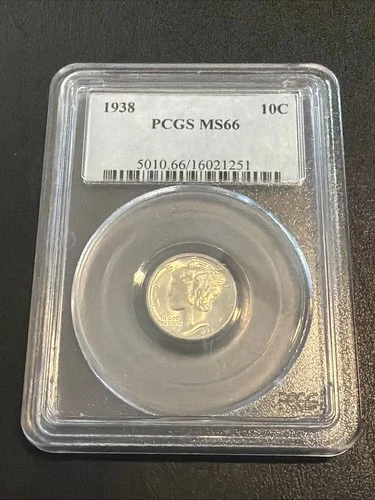 1938 Mercury Dime - PCGS MS66 GEM!!