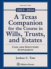 Custom Select Tx Comp to the Course in Wills Trst and Est 2015-20